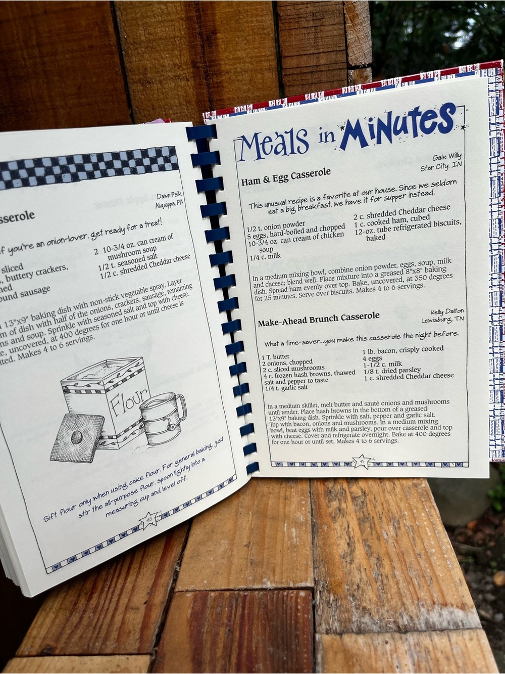 Goose Berry Patch Country Quick & Easy Cookbook - Red Plaid - Picture 11 of 12
